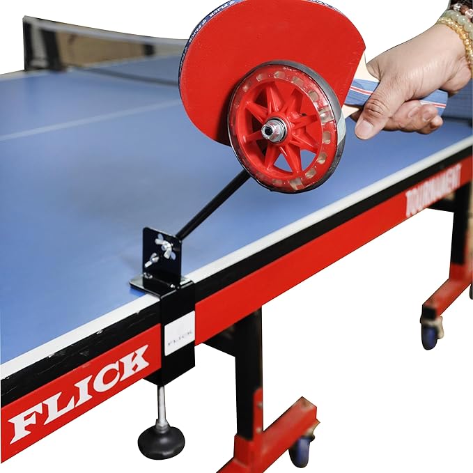 FLICK’S Table Tennis Spinning Wheel for Spin Training, Shadow Practice
