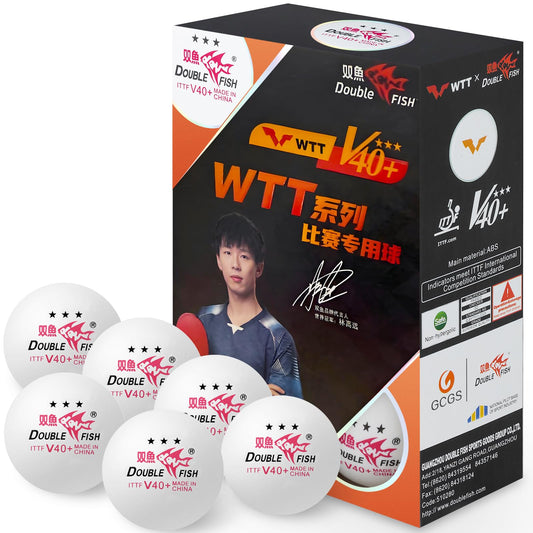 Double Fish V40+ 3 Star Ball (Pack of 6)